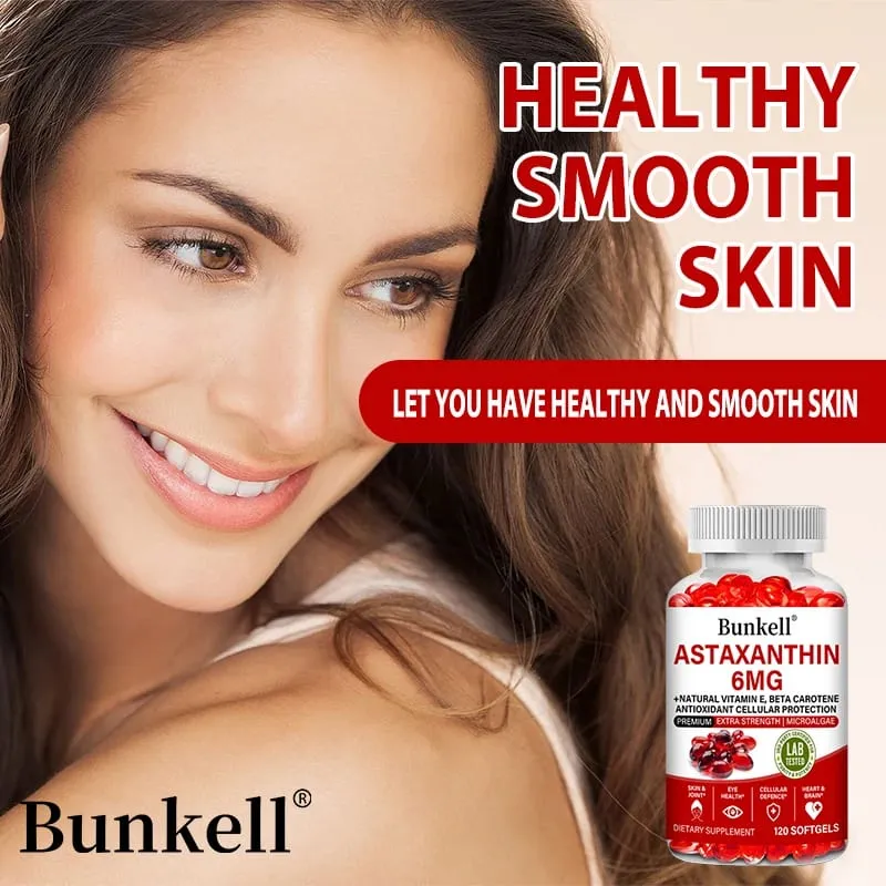 Astaxanthin Capsules - Promotes Cardiovascular Health and Accelerates Metabolism supporting Eye Joint & Skin Health — image 3