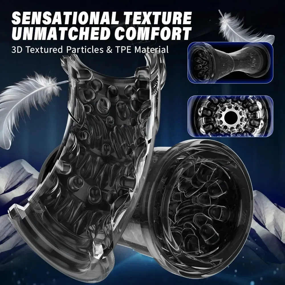 Telescopic Rotation Male Masturbator 3D Realistic Sleeve Vagina Masturbation Equipment Sex Toys for Men Automatic Mastubator