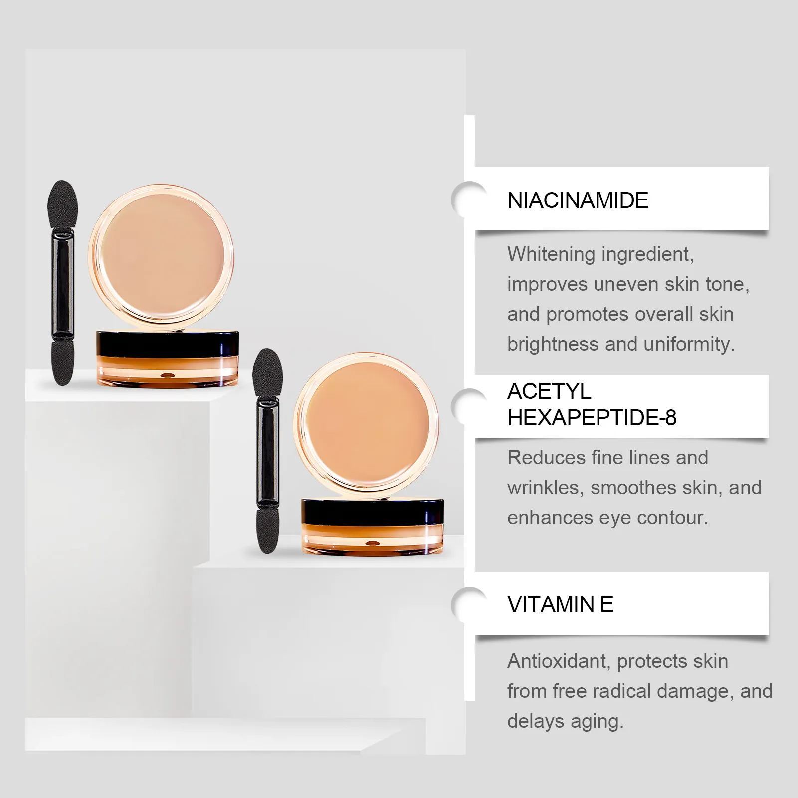 Eye Concealer Series Eye Blemishes Moisturizing Without Removing Makeup Light And Natural Fit Brighting Repair Concealer Makeup