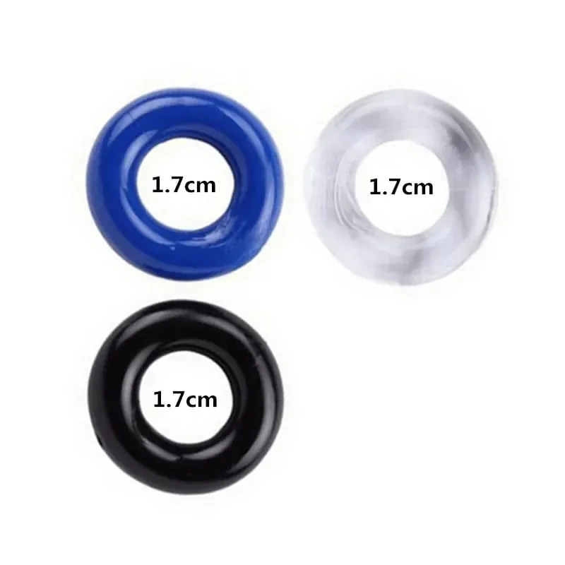 2PCS Silicone Male Foreskin Corrector Resistance Ring Delay Ejaculation Penis Rings Sex Toys for Men Daily/Night Cock Ring
