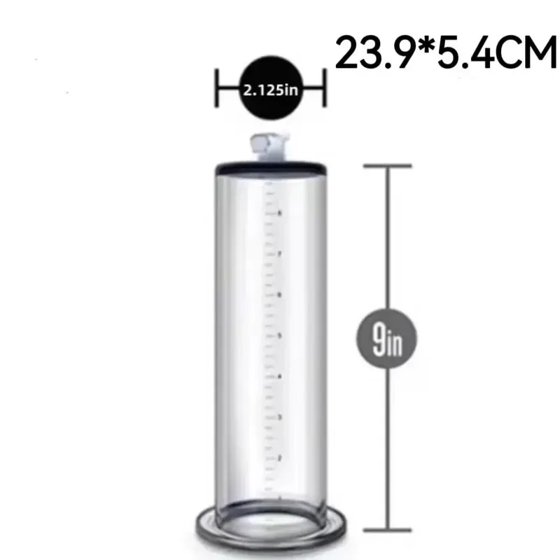 Male Penis Enlarger Vacuum Pump Penis Enlargement Enhancer Adult Sex Toy for Men Lasting Trainer Erotic Products Vacuum Cylinder