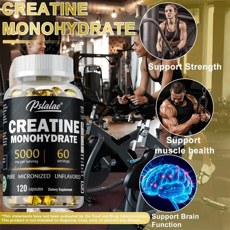 Creatine Monohydrate - Boost Muscle Strength Promote Muscle Growth Improve Athletic Performance Vegetarian Gluten-free — image 6