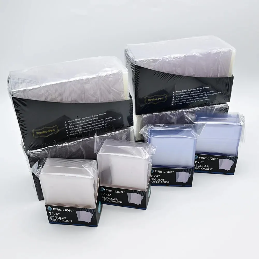 Toploader Binder Holds 252+ Top Loaders 9 Pocket Top Loader Binders for 3" X 4" Rigid Card Holders for MTG TCG Sport Cards