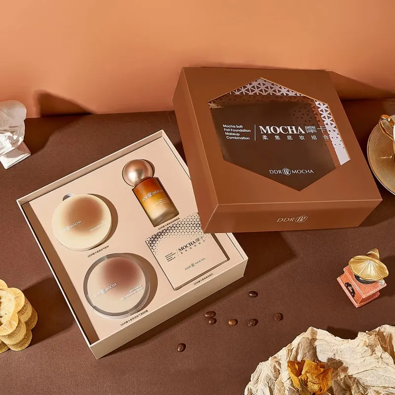Ddr Mocha American Base Makeup Make-up-Set vor dem Make-up, Make-up, Basiskissen, Bb-Creme, Puder, Geschenk