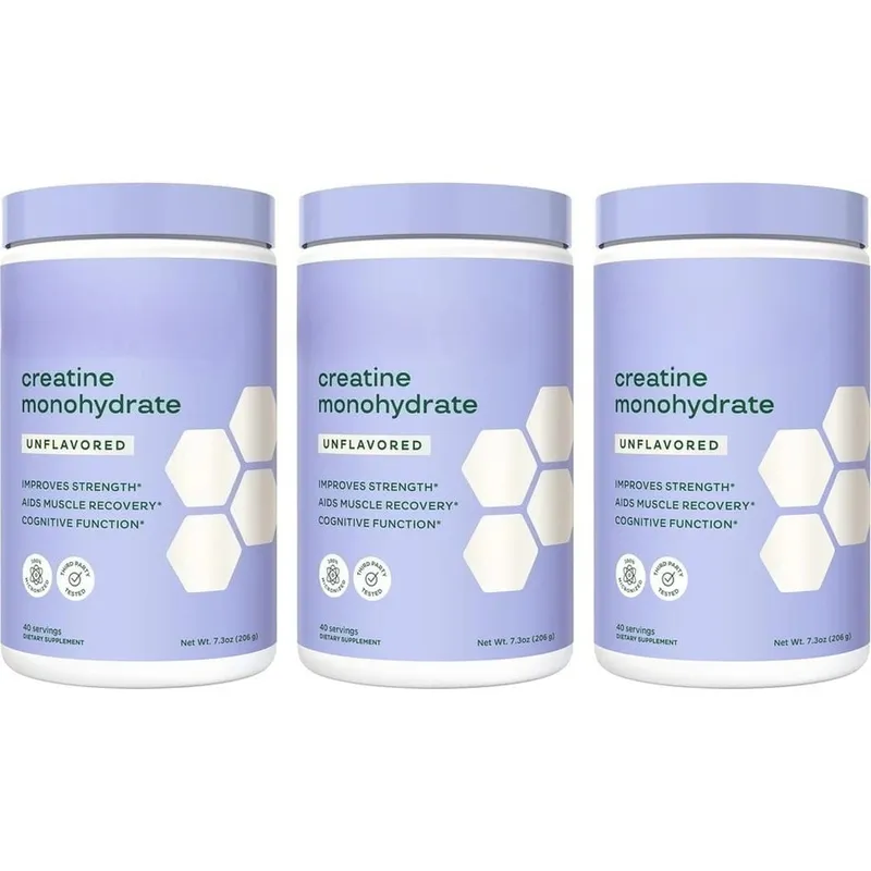 Creatine Monohydrate Powder 100% Micronized Improves Strength Supports Muscle Recovery and Cognitive Function 206g 40 Servings — image 9