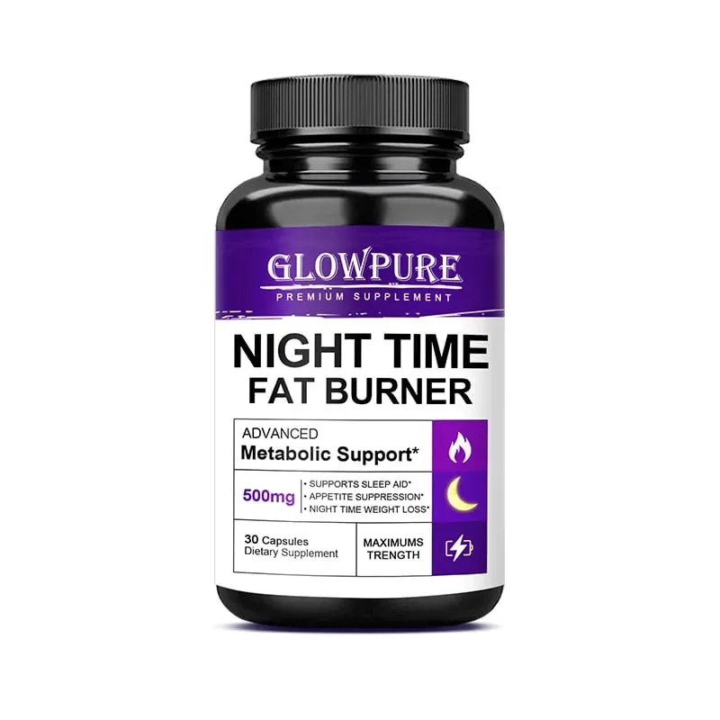 Slimming Capsule Night Time Fat Burner for Weight Loss Boost Metabolism Suppress Appetite Diet，Healthy Weight Management