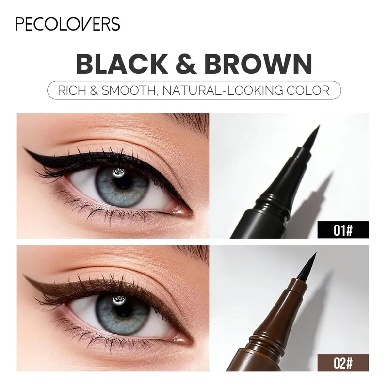 12pcs Eye Makeup Collection Shimmer Eye Shadow Liquid Eyeliner Soft Eye Makeup Brushes Daily Eye Beauty Cosmetic Set — image 6