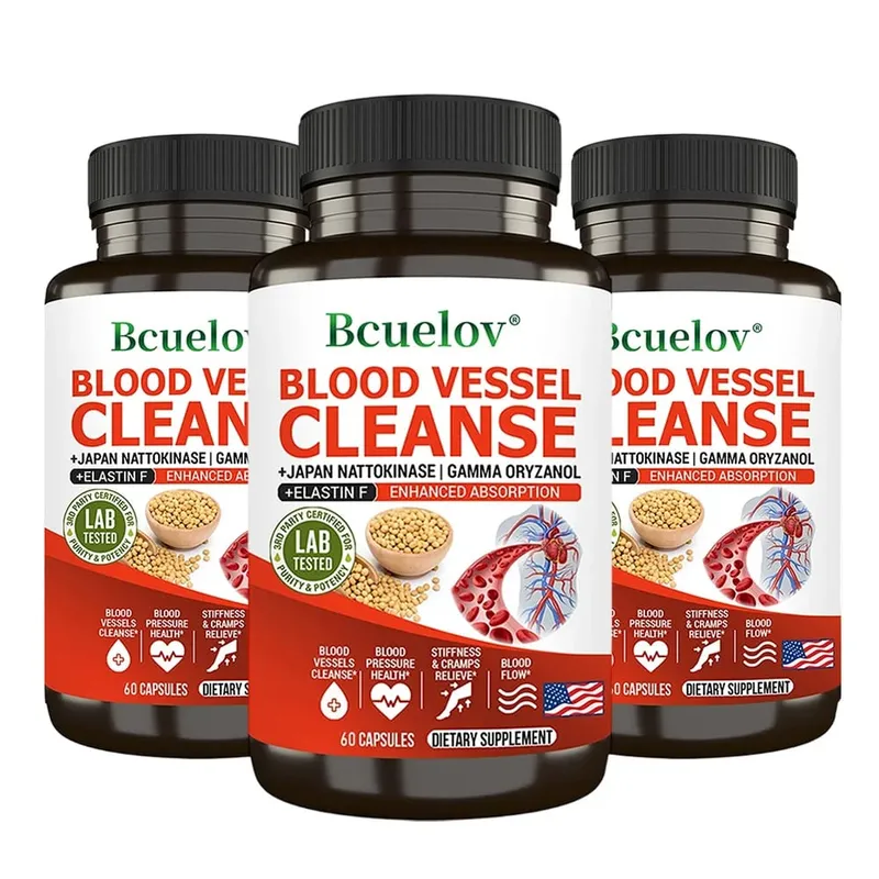 Nattokinase Capsules - Promotes Cardiovascular Elasticity Maintains Arterial Circulation and Improves Blood Pressure — image 11