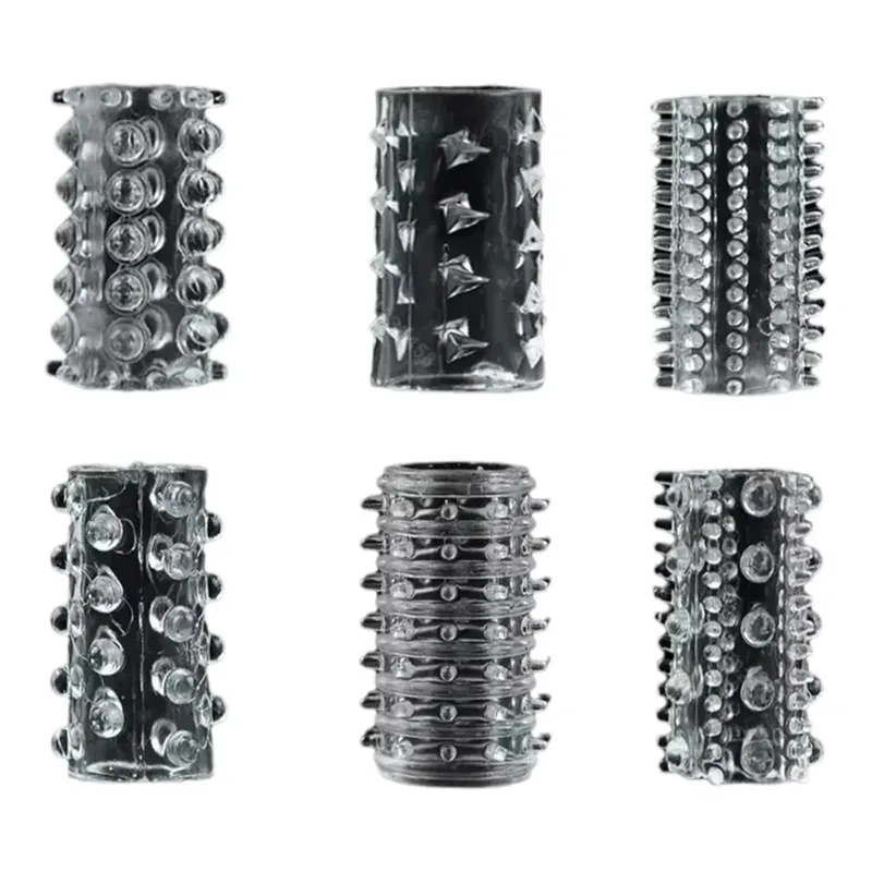 6Pcs Durable Extension Cock Sleeve Sex Products Cock Ring For Men Adult Products Sex Toys For Men Semen Lock Ring — image 1