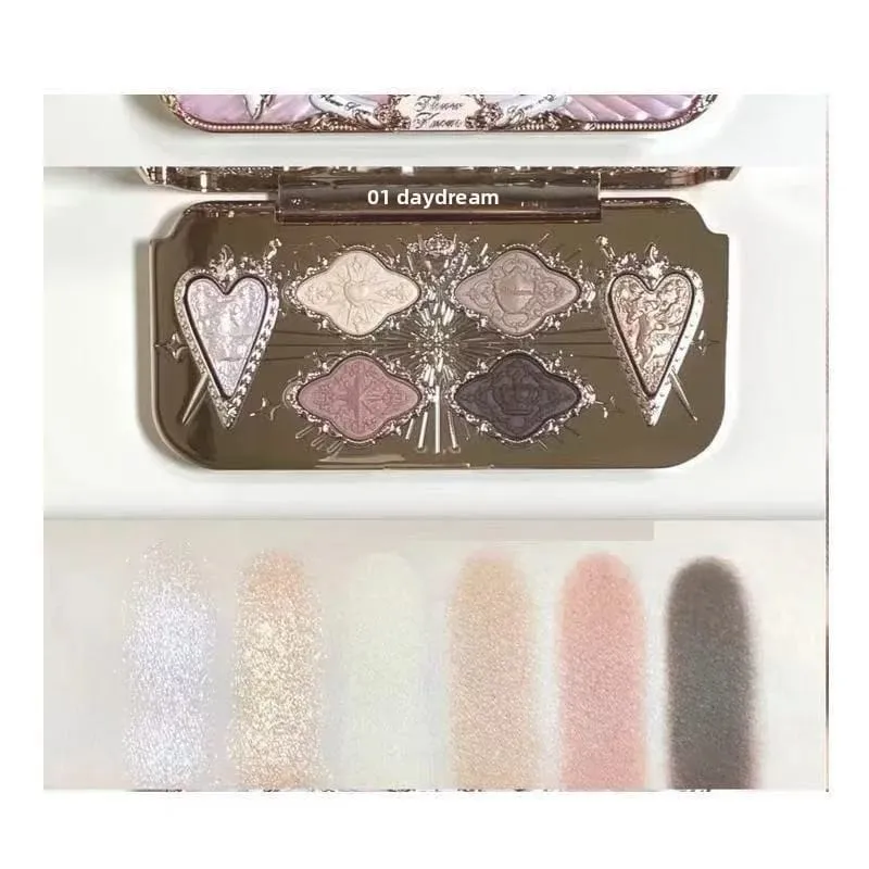 Flower Knows Unicorn Vintage Eyeshadow Palette Blush Highlighter Lipstick Cute Girly Cosmetics for Women