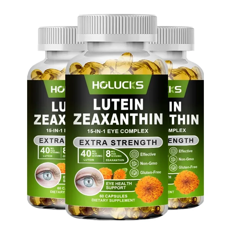Advanced Lutein & Zeaxanthin Supplement with Vitamin E for Macular Health & Sharp Vision Lens Clarity & Night Vision Non-GMO
