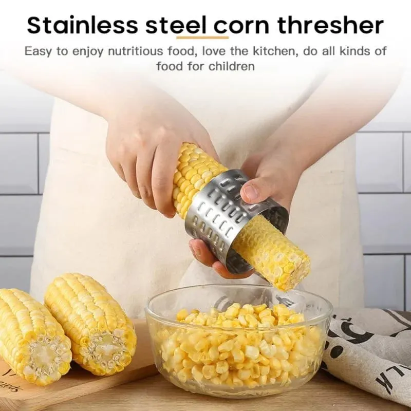 Corn Stripper Fruit Tools Stainless Steel Corn Cob Remover Cutter Shaver Fruit Vegetable Cooking Tools Kitchen Supplies 1Pc