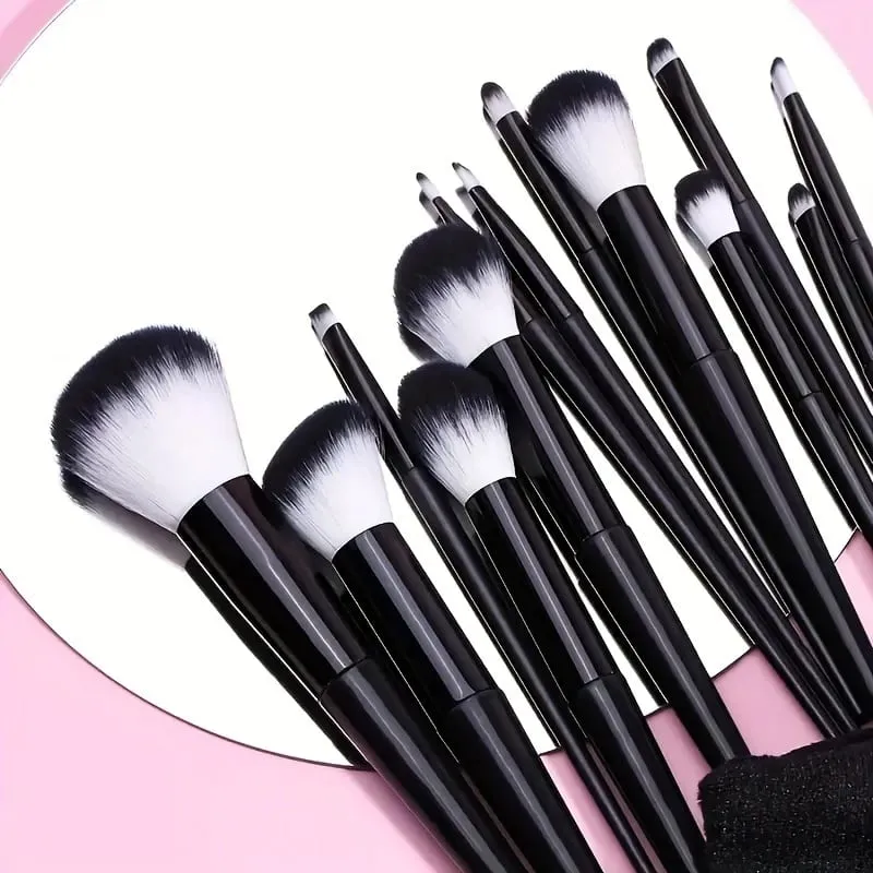 Makeup Brushes Set 13Pcs Premium Synthetic Brush Foundation Powder Blending Concealer Eyeshadow Blush Cosmetics Brushes Travel — image 4