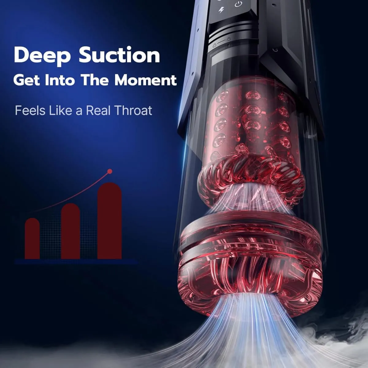 Automatic Male Masturbator 7 Thrusting Rotating Suction Modes Blowjob Sex Machine Vibrating Masturbation Stroker Dual Handles