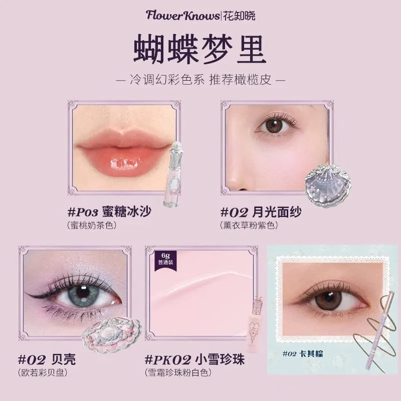 Flowerknows All-in-One make-up Dárková sada Oční stíny, korektor na tvářenku a glazura na rty Flower Know Kit Full Maquillage Professionnelle