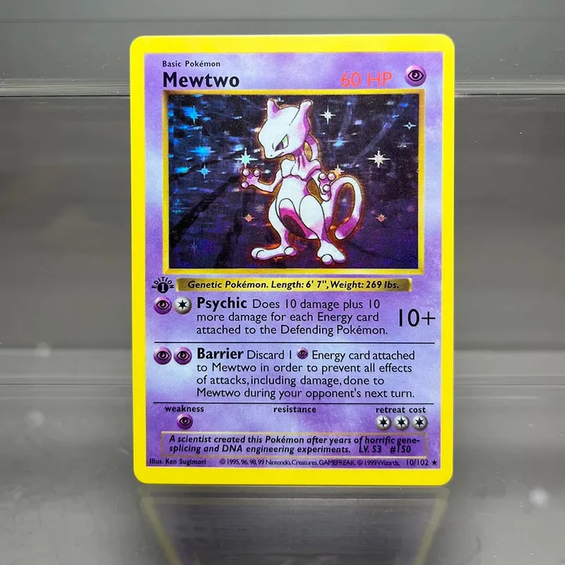 PKM Fossil/Base Set PROXY Cards Charizard Venusaur Blastoise Game Collection Cards Game Toys Card Hobbies
