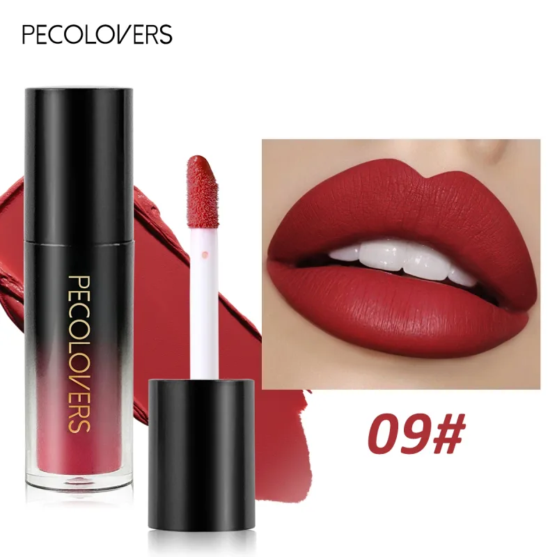 Multiple Colors Matte Velvet Lip Gloss Waterproof Long-lasting Non-stick Cup smooth Lipstick To Apply High Color Rendering