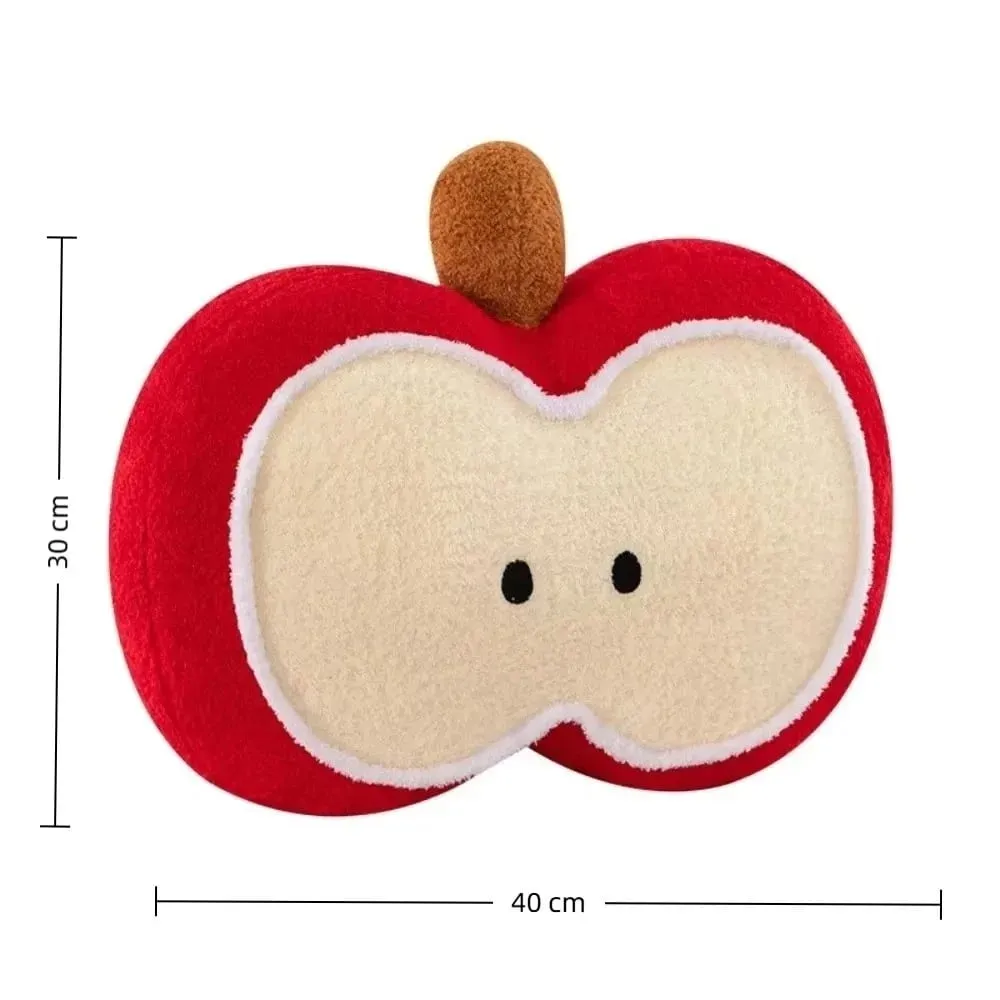 Almohada creativa de muñeco de fruta de felpa, cojín suave para dormir, cojín para asiento de oficina para sala de estar, sofá cama