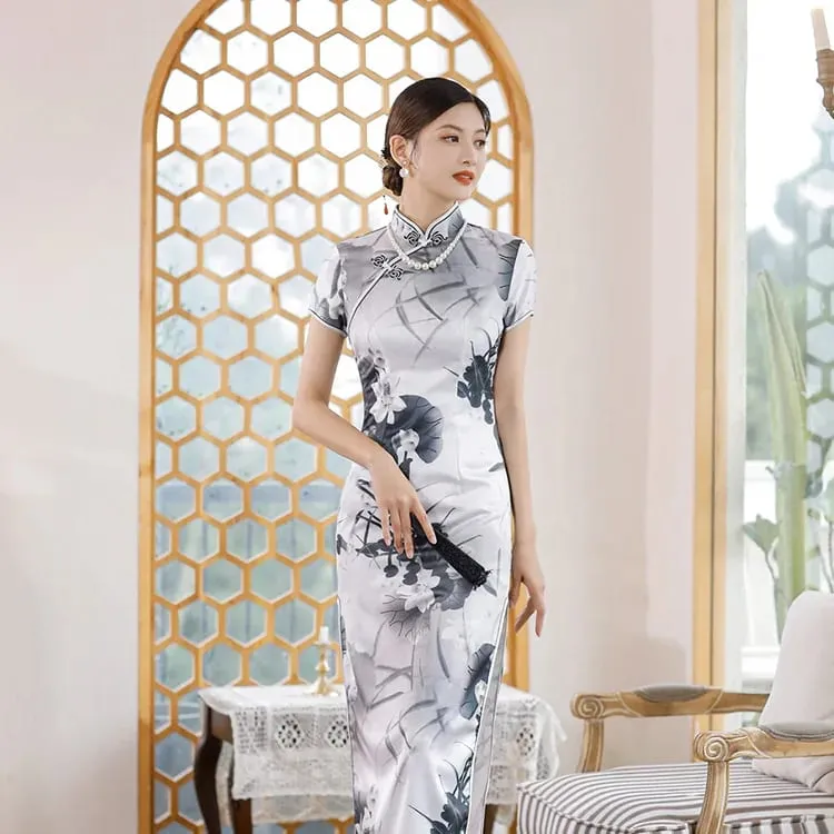 Roupas de moda festa vintage casual verão elegante tradicional chinês roupas cheongsams vestido chinês qipao estilo étnico