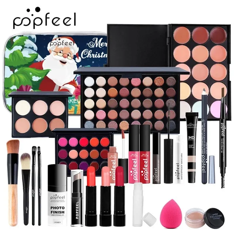 All in One Makeup Kit for Makeup Travel Makeup Kit Makeup Gift Set Makeup Kit for Women Full Kit Lipstick Eyeliner Mascara