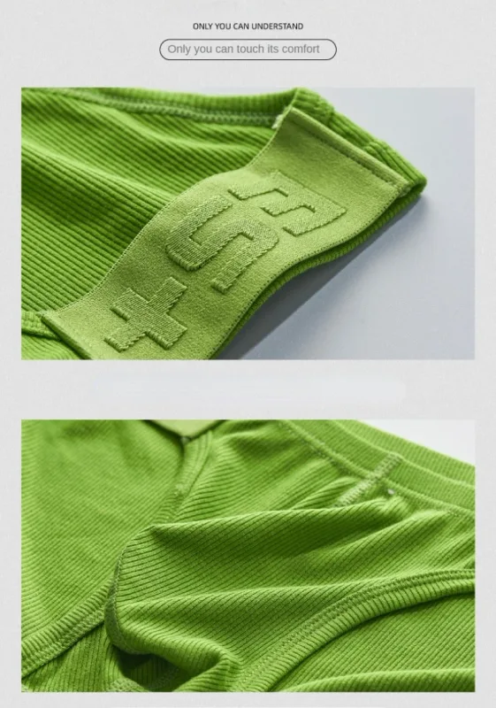 Mens Underwear Solid Color Low Waist Sweat-absorbing Large U Convex Pouch Sexy Mens Briefs — image 11