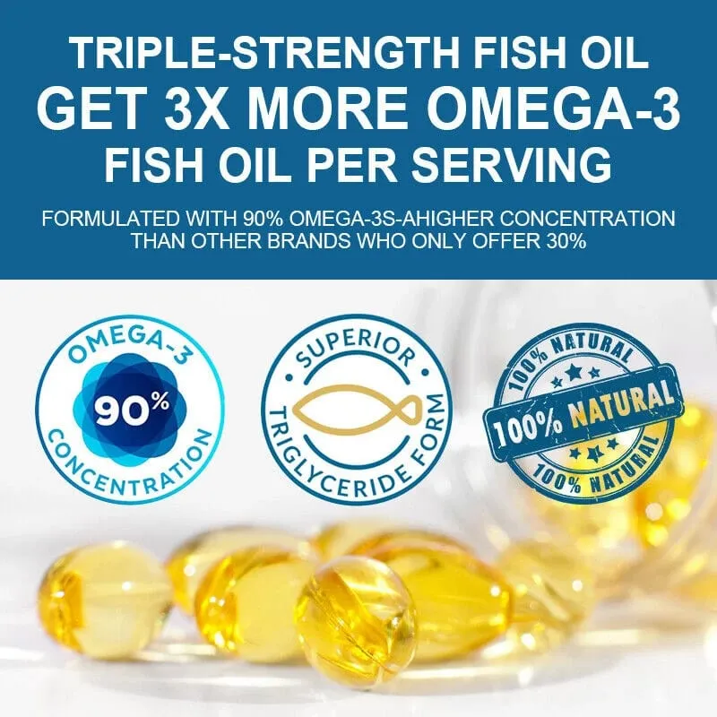 Természetes tőkehalmájolaj lágyzselék – Omega-3-ban gazdag EPA DHA A D-vitamin – Támogatja a szív-agy immunrendszerét, az ízületek és a szem egészségét