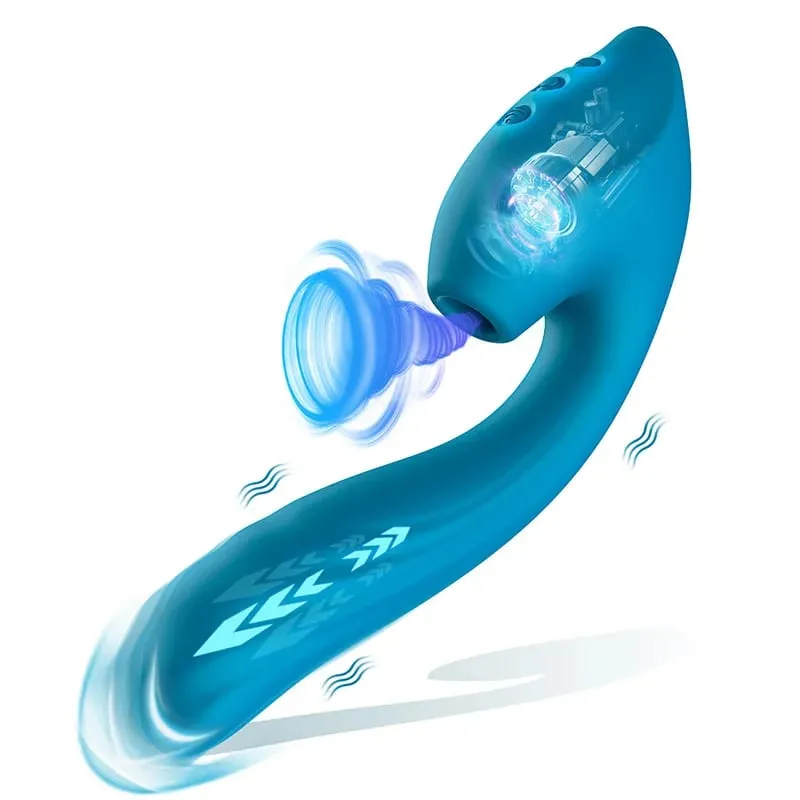 3in1Suction And Vibration Vibrator Female Masturbator Erotic Adult Toy — image 5