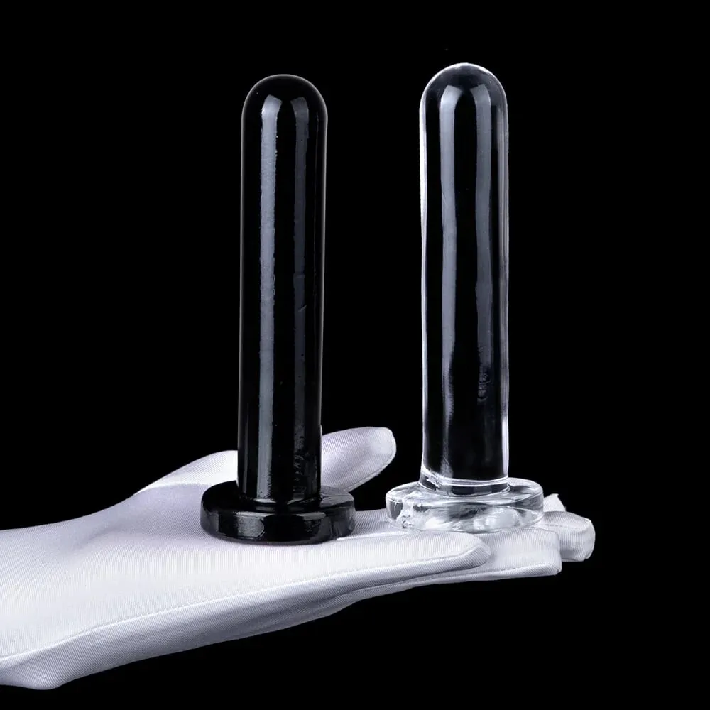 24.5cm Long Clear Jelly Smooth Surface Strapon Anal Dildos Straight ButtPlug TPE Dildo Anal Plug Intimate Sex Toys For Couples