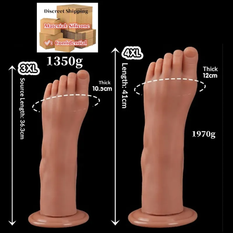 Feet Style Anal Plug Big Silicone Ass ButtPlug Deep Masturbator Dildo Dilator Stimulator Anal Dildo Adult Sex Toy For Women 성인용품 — image 11