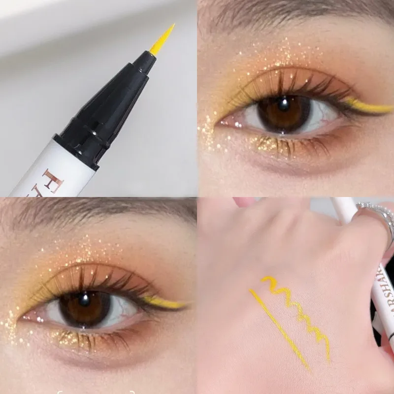 0.1mm Colorful Liquid Eyeliner Pen Waterproof Lasting Quick-Dry Easy To Color Eye Liner Cosmetics Tool Blue Pink White Eyeliner — image 15
