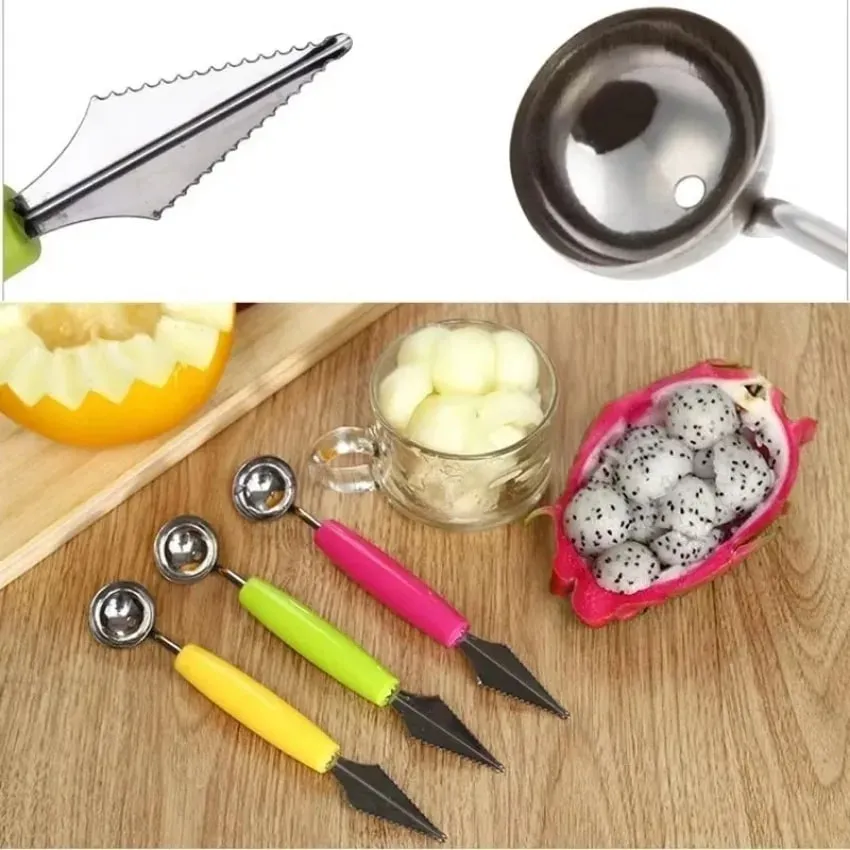 Cucina Verdura Carve Frutta Affettatrice Dispositivo Scoop Ballers Cutter Chop Gadget Gadget da cucina Gadget per la casa