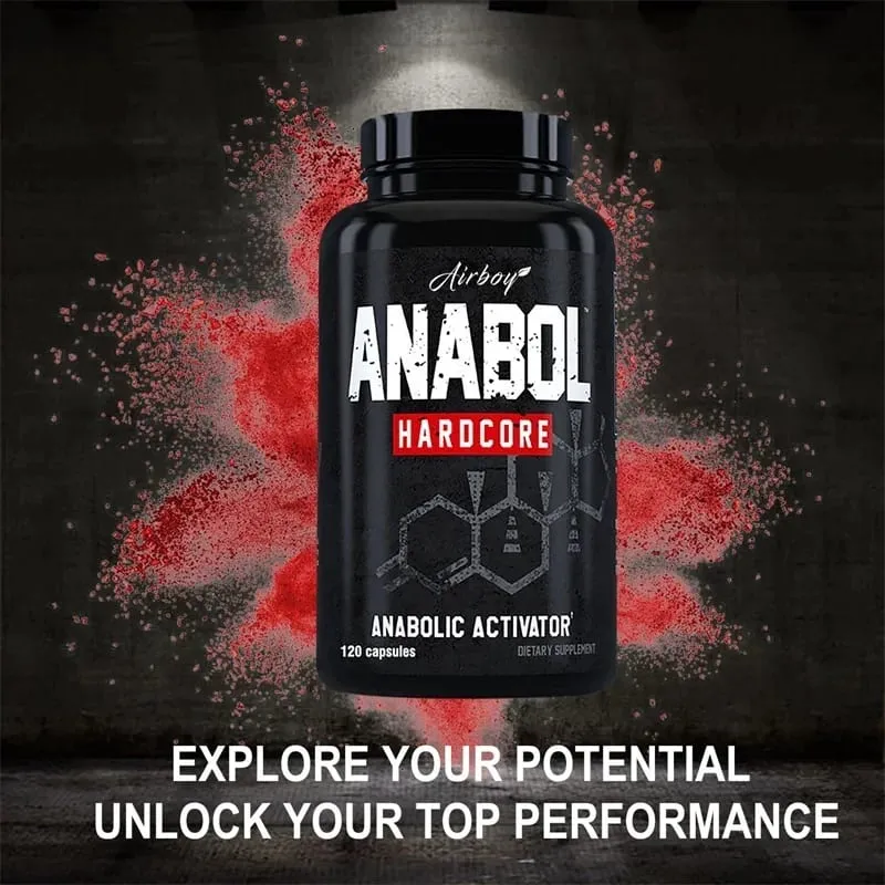 Anabol Hardcore Supplement - Muskelvækst Forbedret udholdenhed Stress og humørlindring og generel sundhed