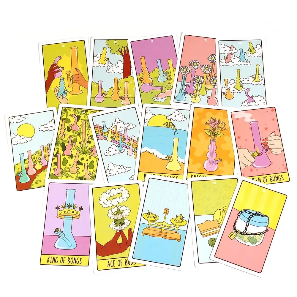 Pot Tarot cards A 78 Card Deck Pocket Size Designed Full English Mysterious Divination Board Games Oracle Deck Playing