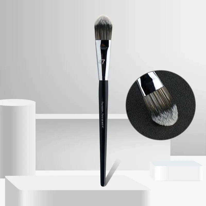 Professional Foundation Brush 47 Broom Head Liquid Foundation Shadow Concealer Brushes Women Face Base Makeup Beauty Tools