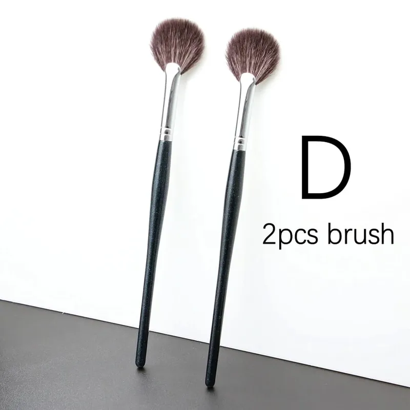 Fan Highlighter Brushes Makeup Top Goat Hair High Quality Blender Make Up Brush