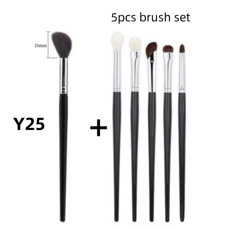 Highlighter Makeup Brushes Blush Angled Face Natural Goat Hair High Quality Blending Powder Make Up Brush