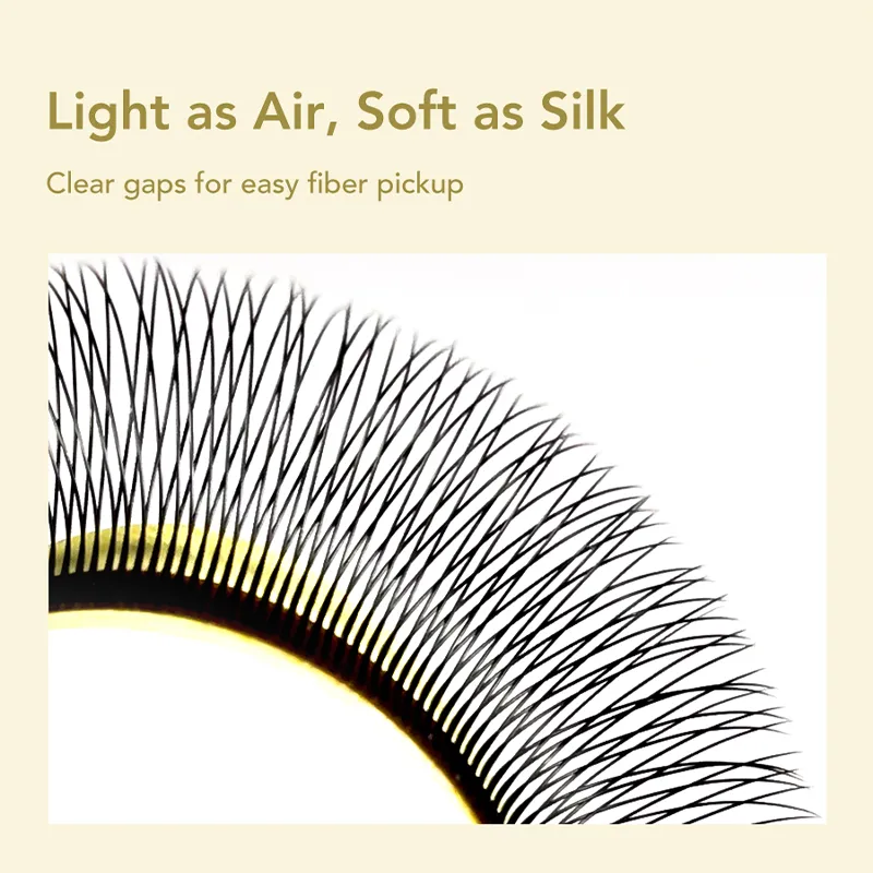 Single Tip 2D Y Eyelash Extension More Denser Softer False Mink Lashes Premade Fans Y Shaped Eye Lashes for Makeup Tools