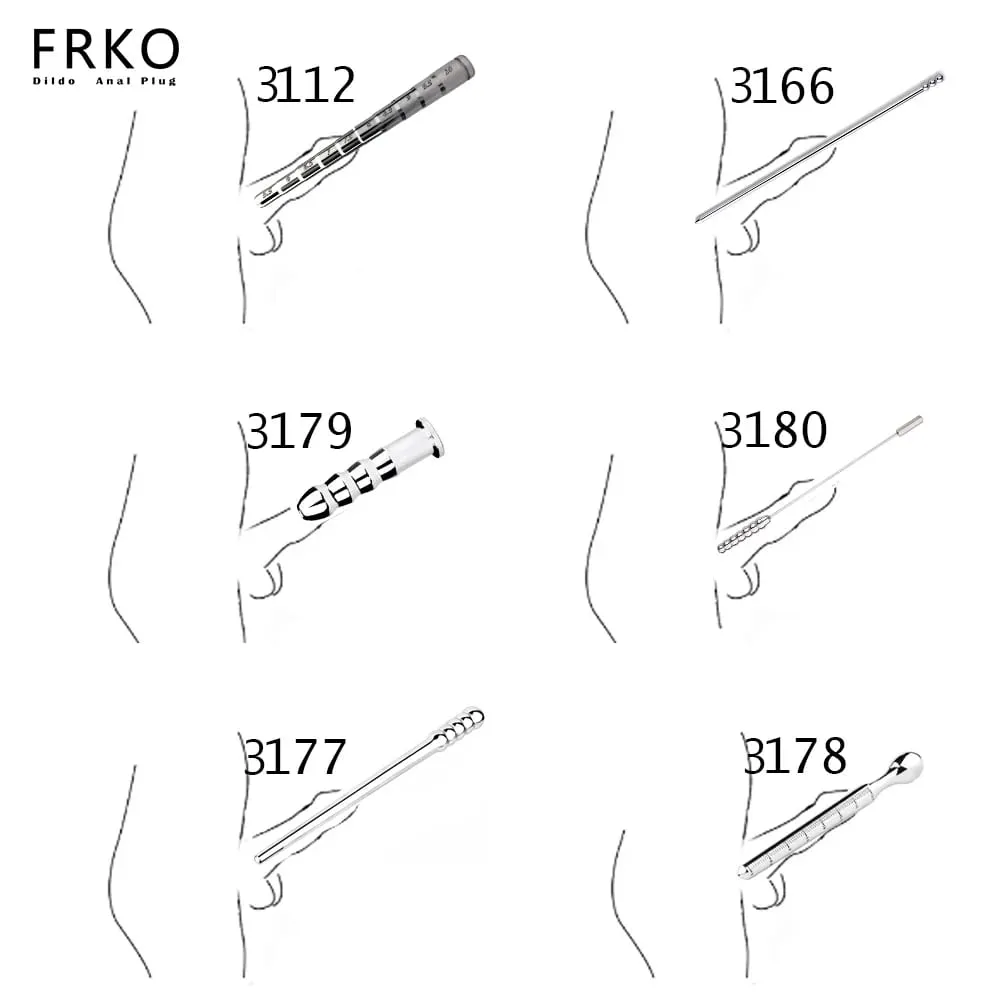 Protaste Stimulation Urethral Penis Plug Stainless Steel Urethral Dilator Sounding Rod Catheter Masturbation Sex Toys Men — image 1