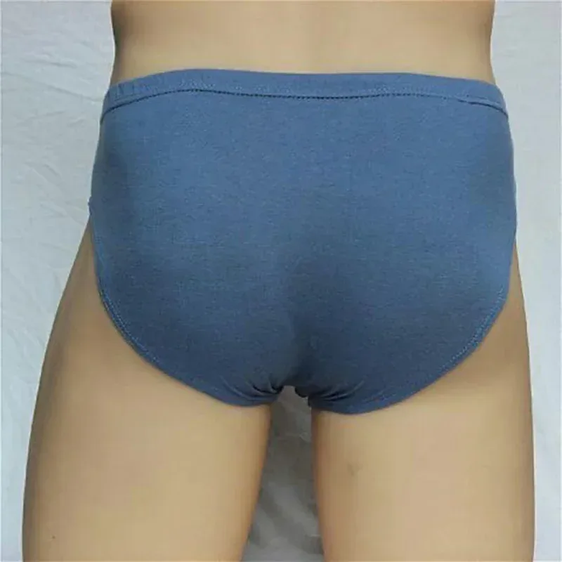 6PCS Men's plus Size Briefs 5XL/6XL Cotton Underwear Breathable Comfortable Solid Sexy Shorts for Men