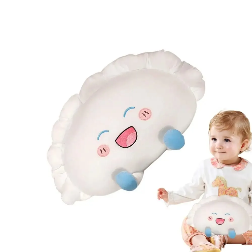 Elaborate Design Dumpling Pillow Cartoon Design Cushion Pillow Dumpling Shape Dumpling Pillow for Living Room Game Room