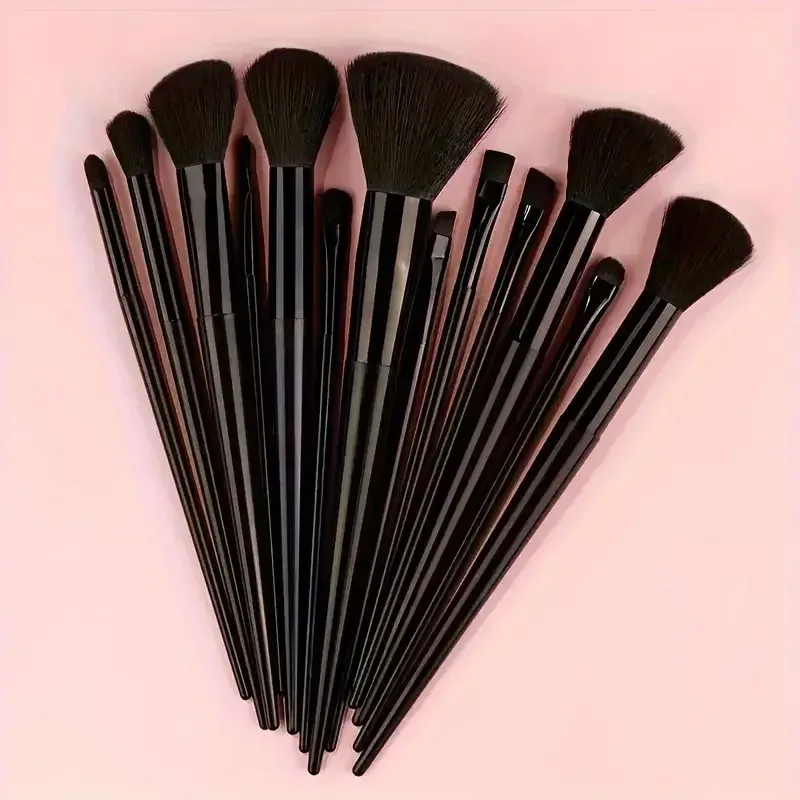 13PCS Makeup Brushes Set Eyeshadow Foundation Highlighter Blush Concealer Female Soft Beauty Tool Puff Beauty Sponges Thumb Puff — image 21