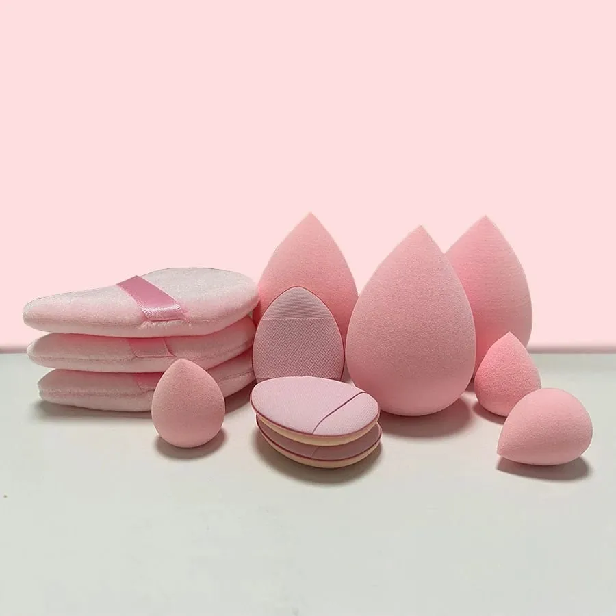 12pcs Small medium and large combination set Makeup Puff Essential for beginners