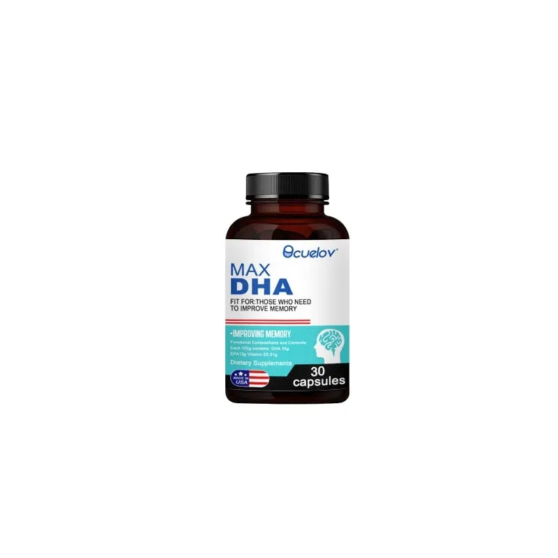 Bcuelov MAX DHA-enhance Memory Protect Eyesight Intelligence Activate Brain Cells Improve Brain Fatigue Dietary Supplement