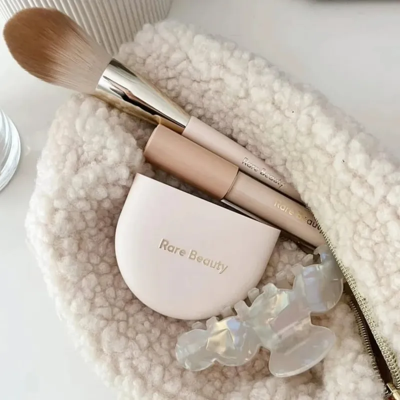 Rare Beauty True To Myself Tinted Pressed Finishing Powder Instantly Blur Smooth Reduce Shine and Set Makeup With Natural Finish