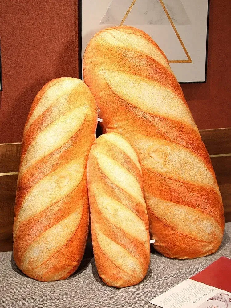 3D Simulation Bread Plush Pillow Soft Butter Toast Bread Food Pillow Lumbar Back Cushion Stuffed Toy for Home Decor — image 10
