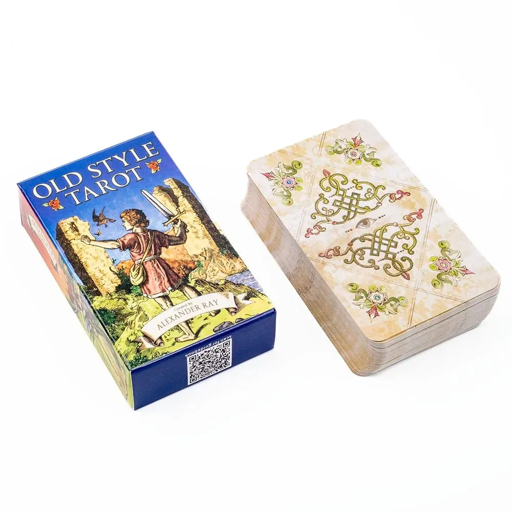 Old Style Tarot 79-Card Deck Oracle English Visions Divination Edition Board Playing Games for Fortune Telling 10.3*6 cm — image 3