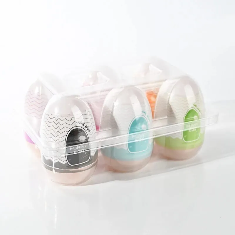 Cups Masturbator Egg Portable Stimulator Penis Massager Soft Rubber Adult Sex Toys for Men Realistic Vagina Pocket Pussy