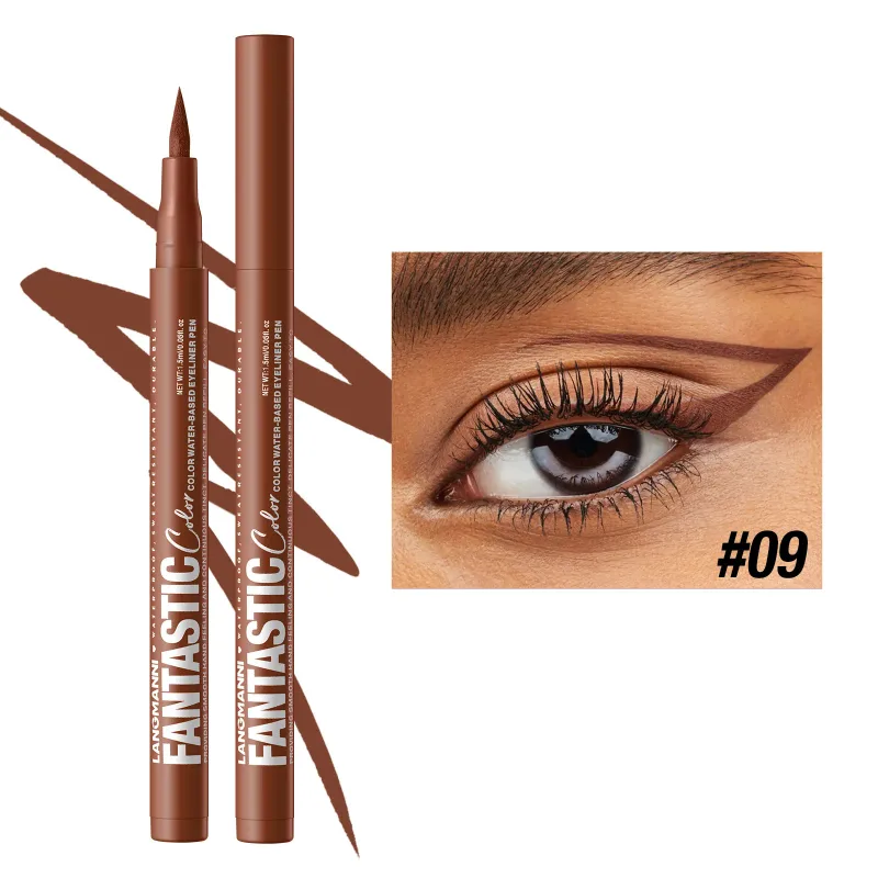Matte Blue Black Liquid Eyeliner Pen Waterproof 12 Colors Ultra-thin Colorful Eyeliner Smooth Quick-Drying Eye Liner Pen Makeup — image 16