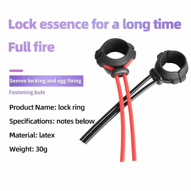 Adjustable Penis Ring Rope Male Lasting Cock Rings Delay Ejaculation Erection Silicone Cockring Sexy Toys for Adult Men Sex Shop — image 4