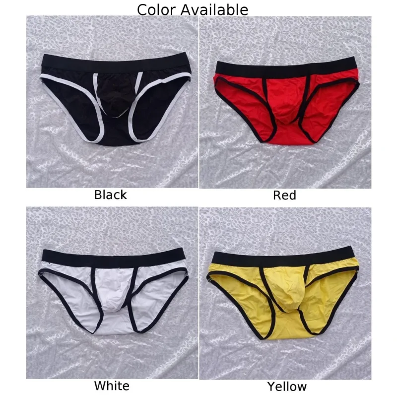 Calzoncillos a estrenar para hombre, ropa interior, mezcla de algodón, elástico, cintura baja, bolsa M ~ 2XL, elástico, verano, todas las estaciones
